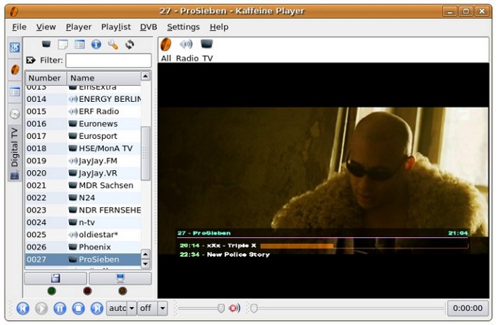 mplayer dvbt